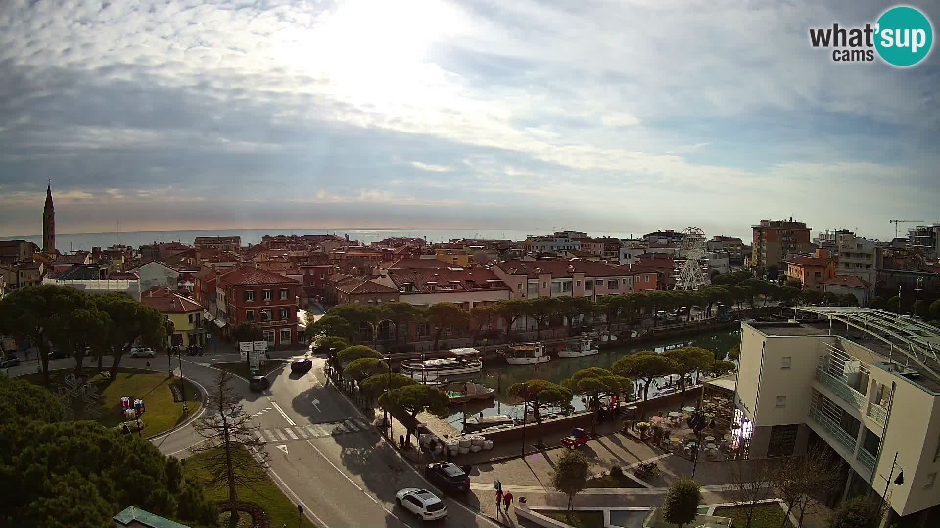 Webcam Hotel Cleofe | Panorama of Caorle old town