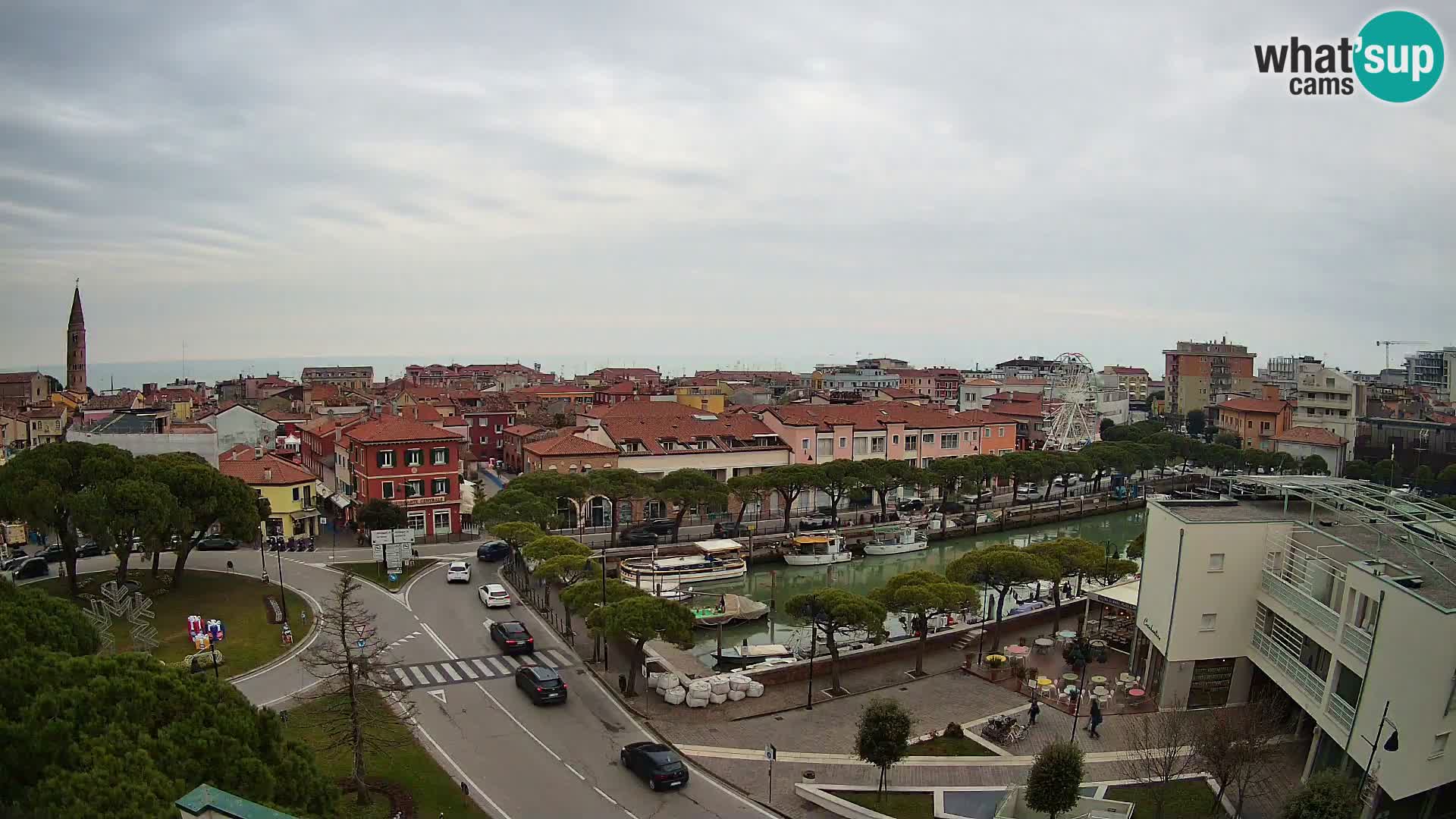 Webcam Hotel Cleofe | Panorama of Caorle old town