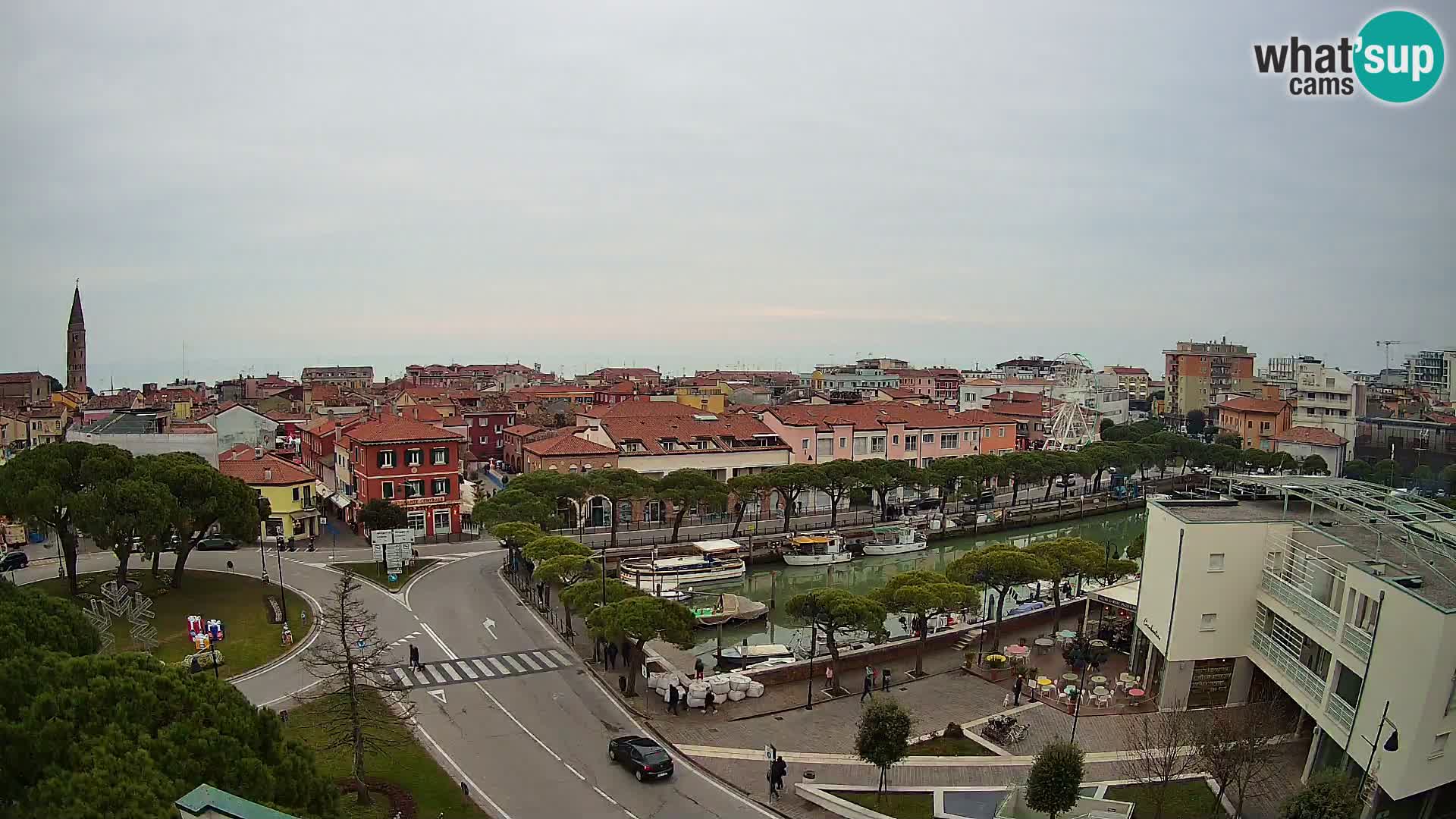 Webcam Hotel Cleofe | Panorama of Caorle old town