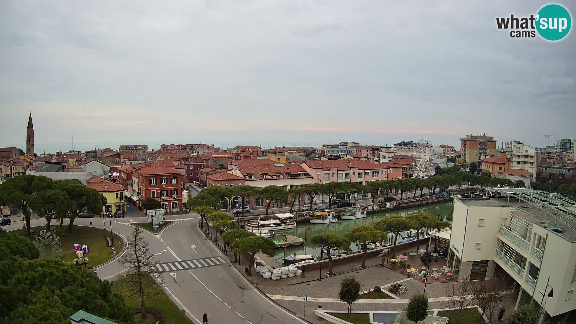 Webcam Hotel Cleofe | Panorama of Caorle old town