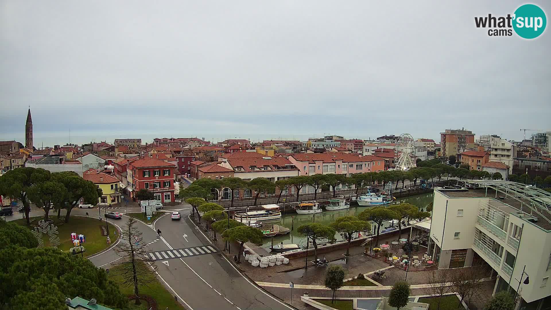 Webcam Hotel Cleofe | Panorama of Caorle old town