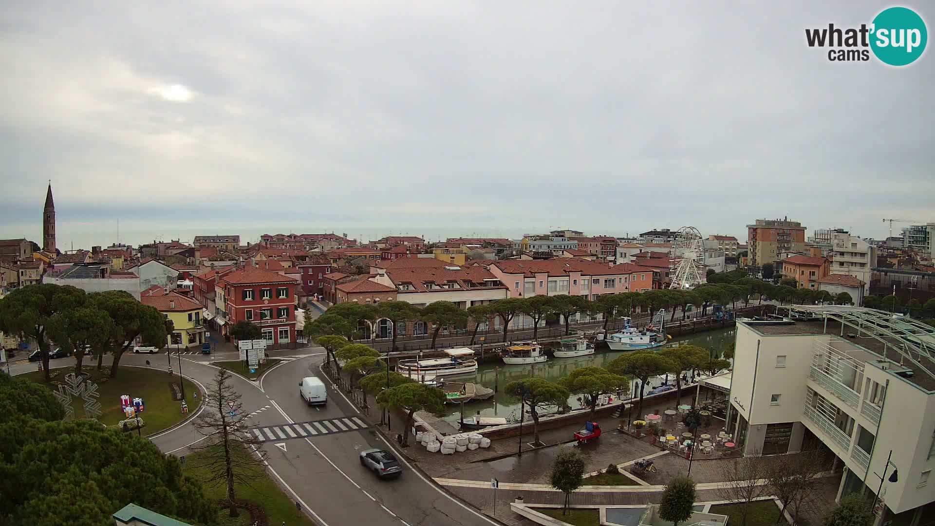 Webcam Hotel Cleofe | Panorama of Caorle old town