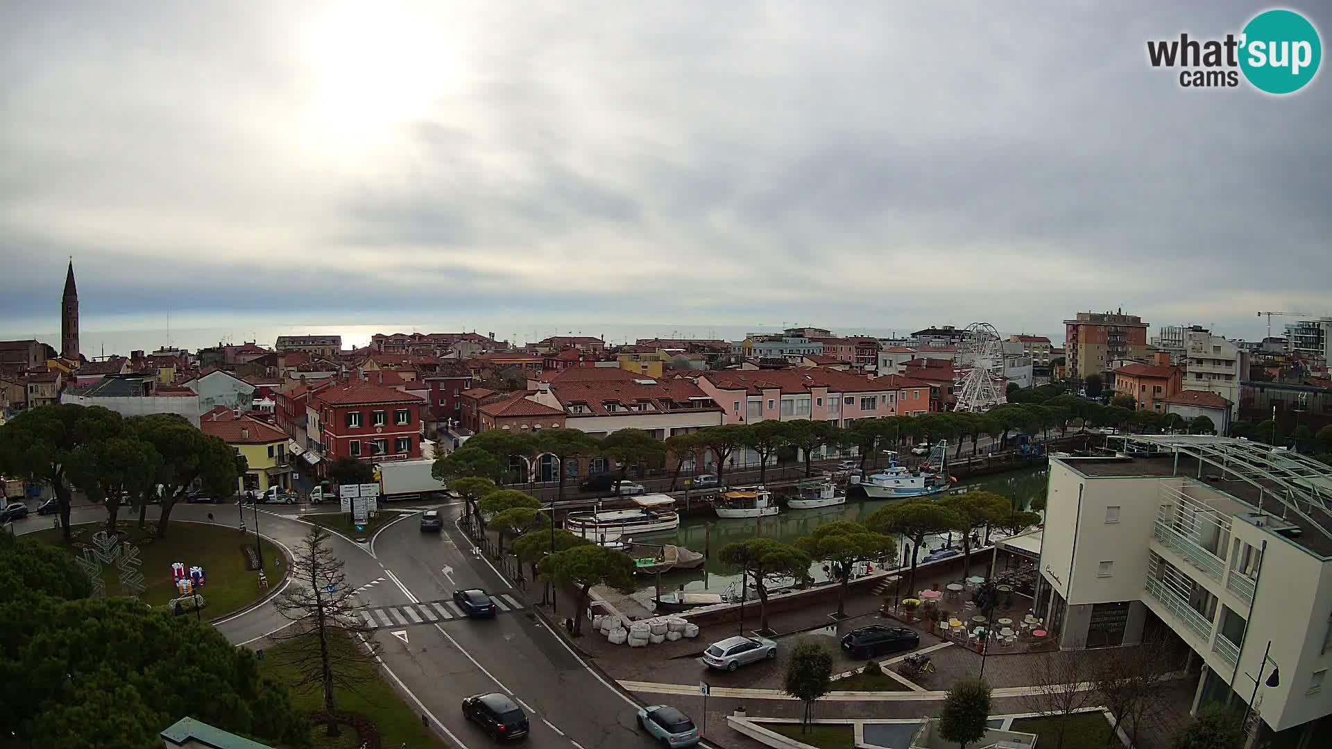 Webcam Hotel Cleofe | Panorama of Caorle old town