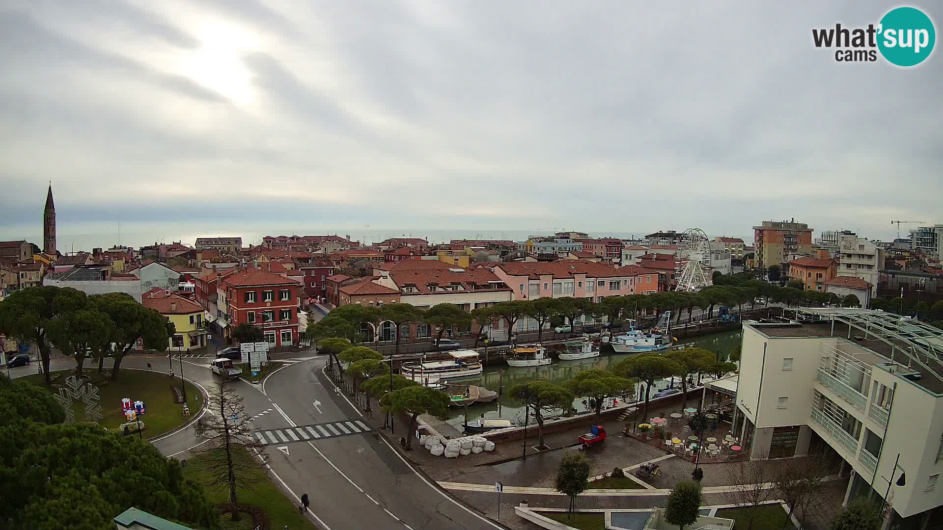 Webcam Hotel Cleofe | Panorama of Caorle old town