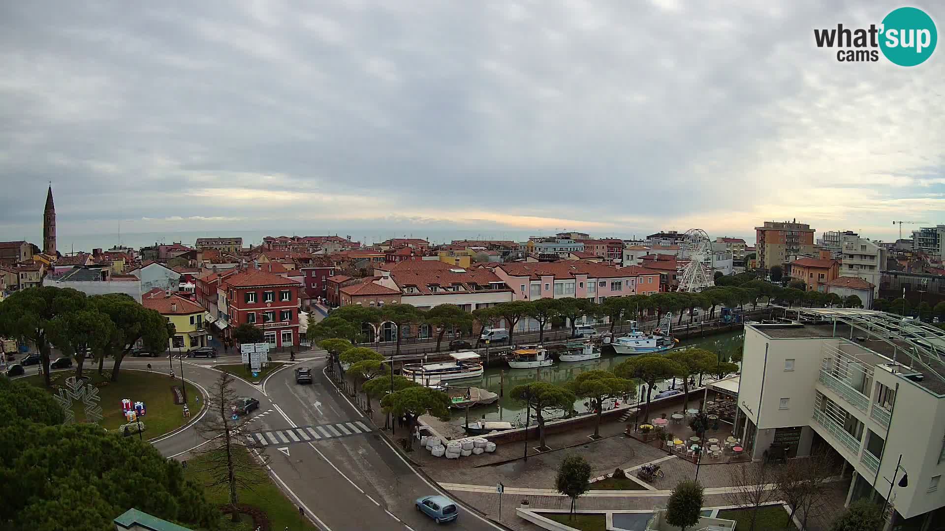 Webcam Hotel Cleofe | Panorama of Caorle old town