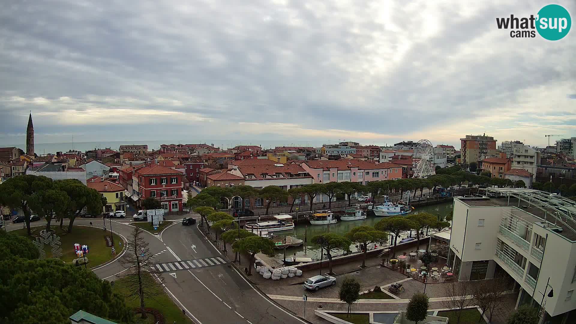 Webcam Hotel Cleofe | Panorama of Caorle old town