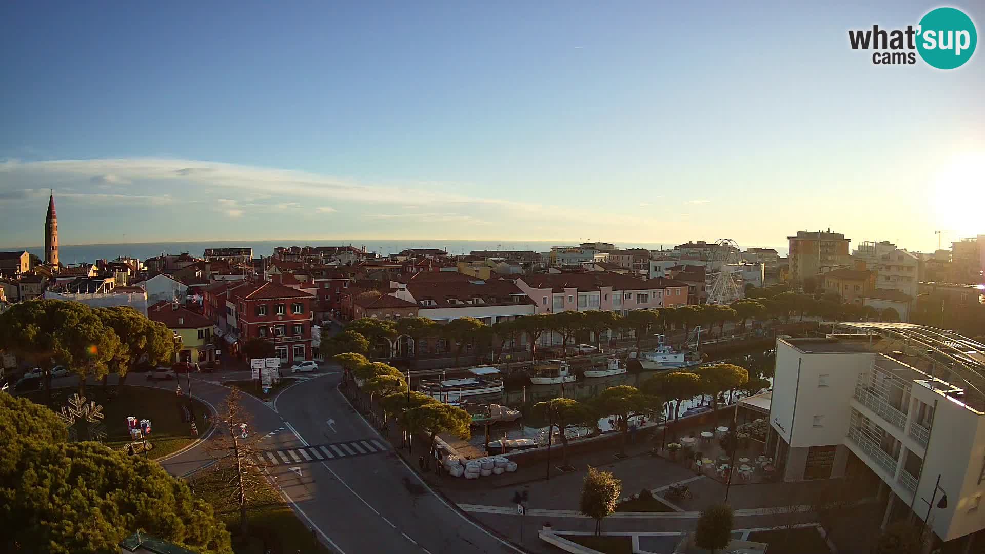 Webcam Hotel Cleofe | Panorama of Caorle old town