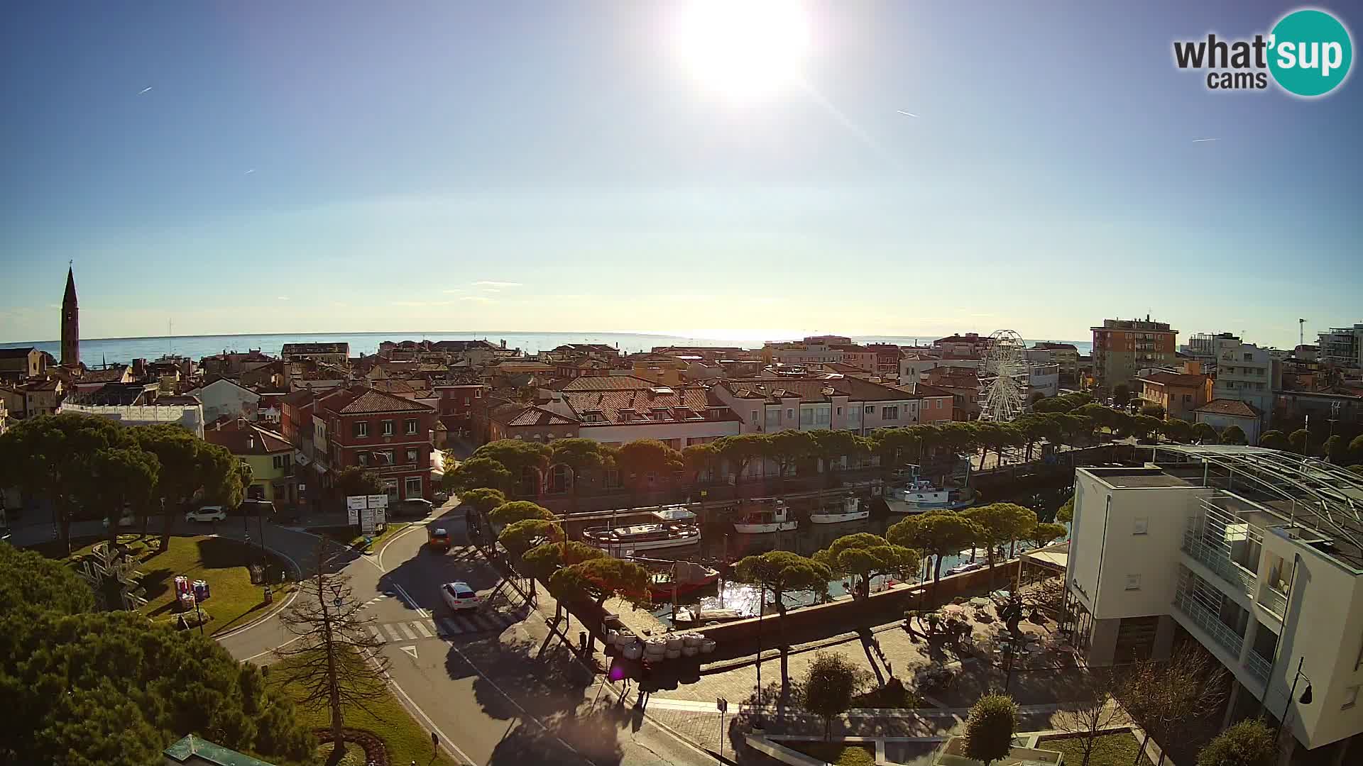 Webcam Panorama von Caorle – Hotel Cleofe