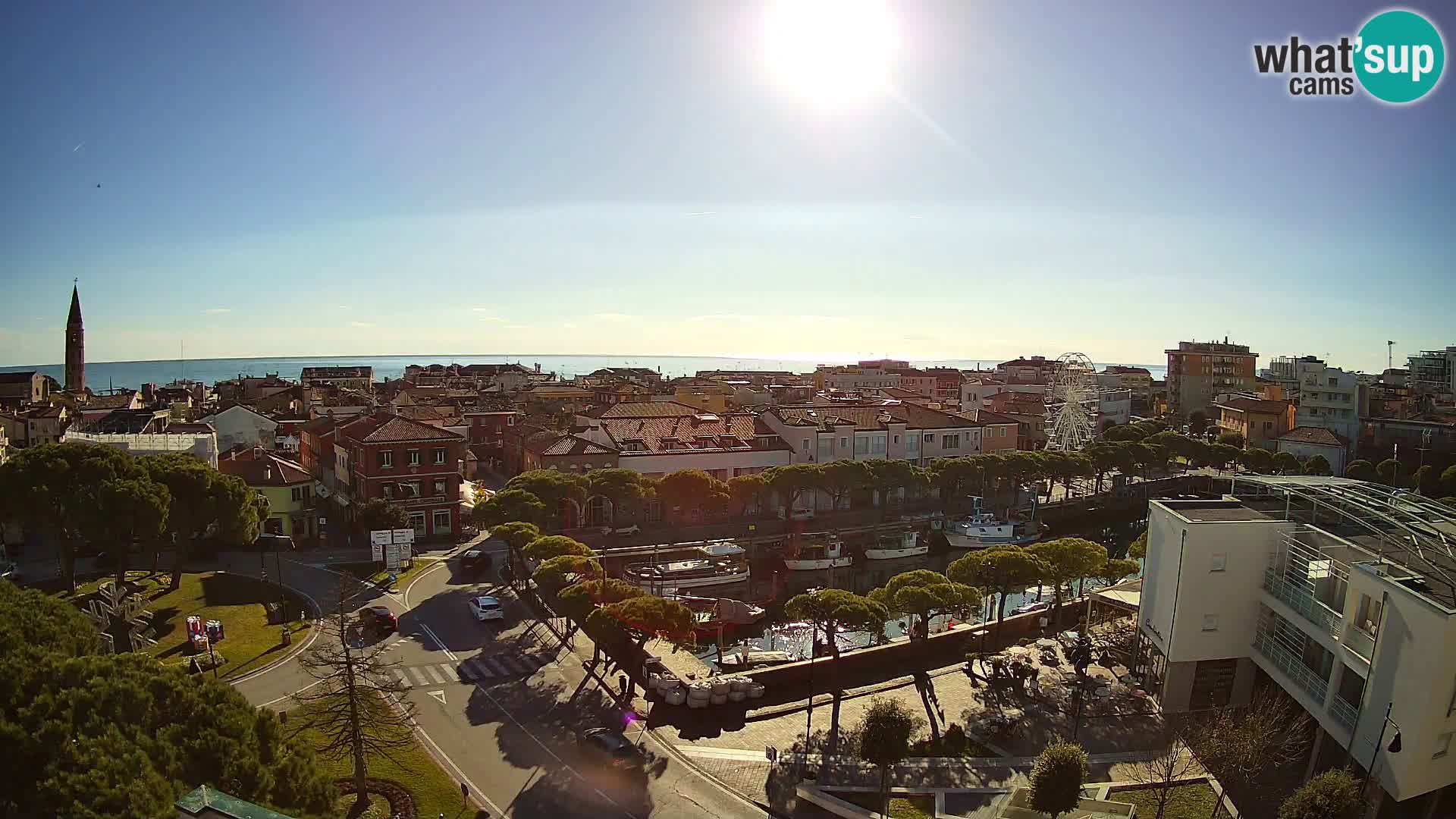 Webcam Panorama von Caorle – Hotel Cleofe