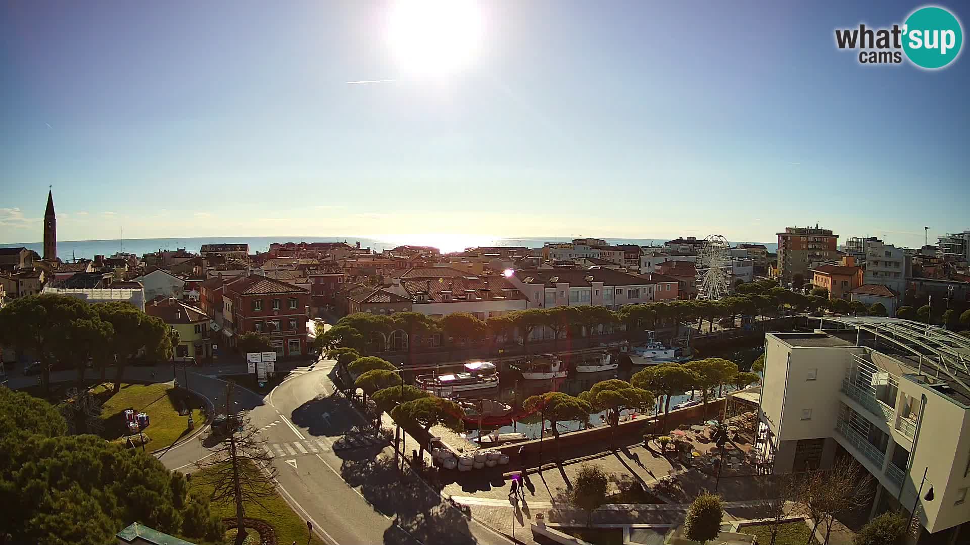 Webcam Panorama von Caorle – Hotel Cleofe