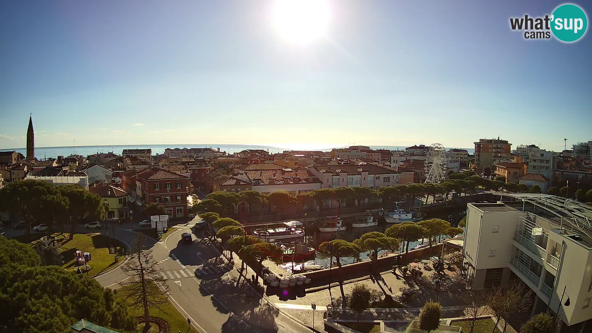 Webcam Hotel Cleofe | Panorama of Caorle old town