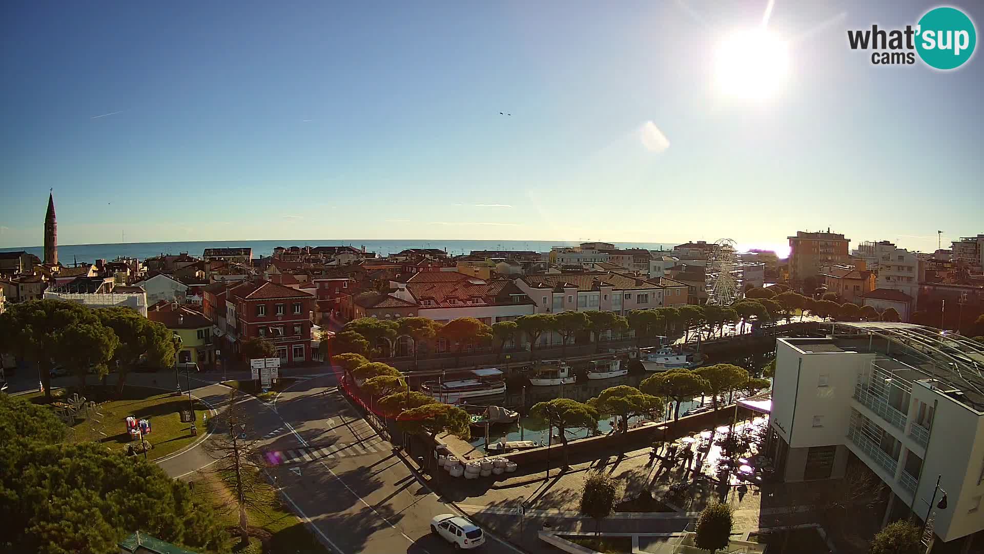 Webcam Hotel Cleofe | Panorama of Caorle old town