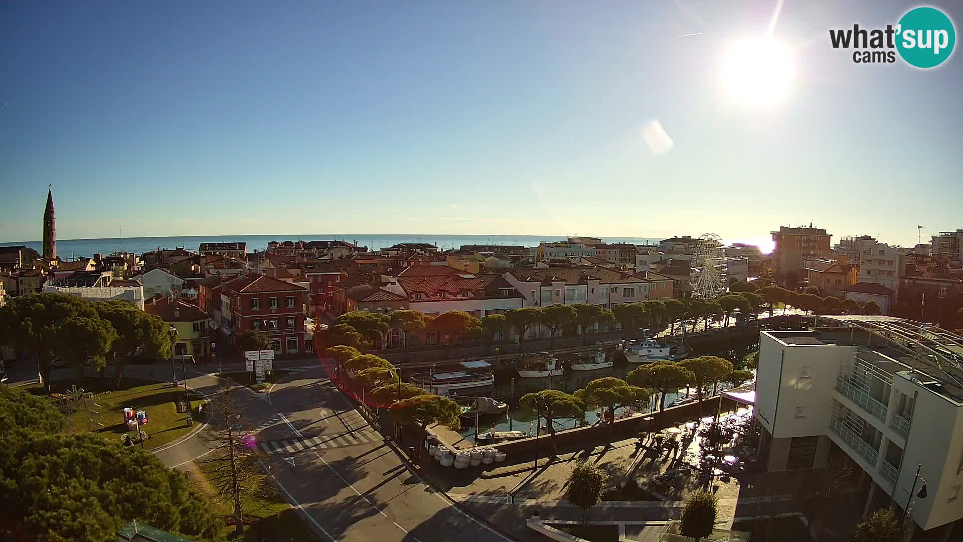 Webcam Hotel Cleofe | Panorama of Caorle old town