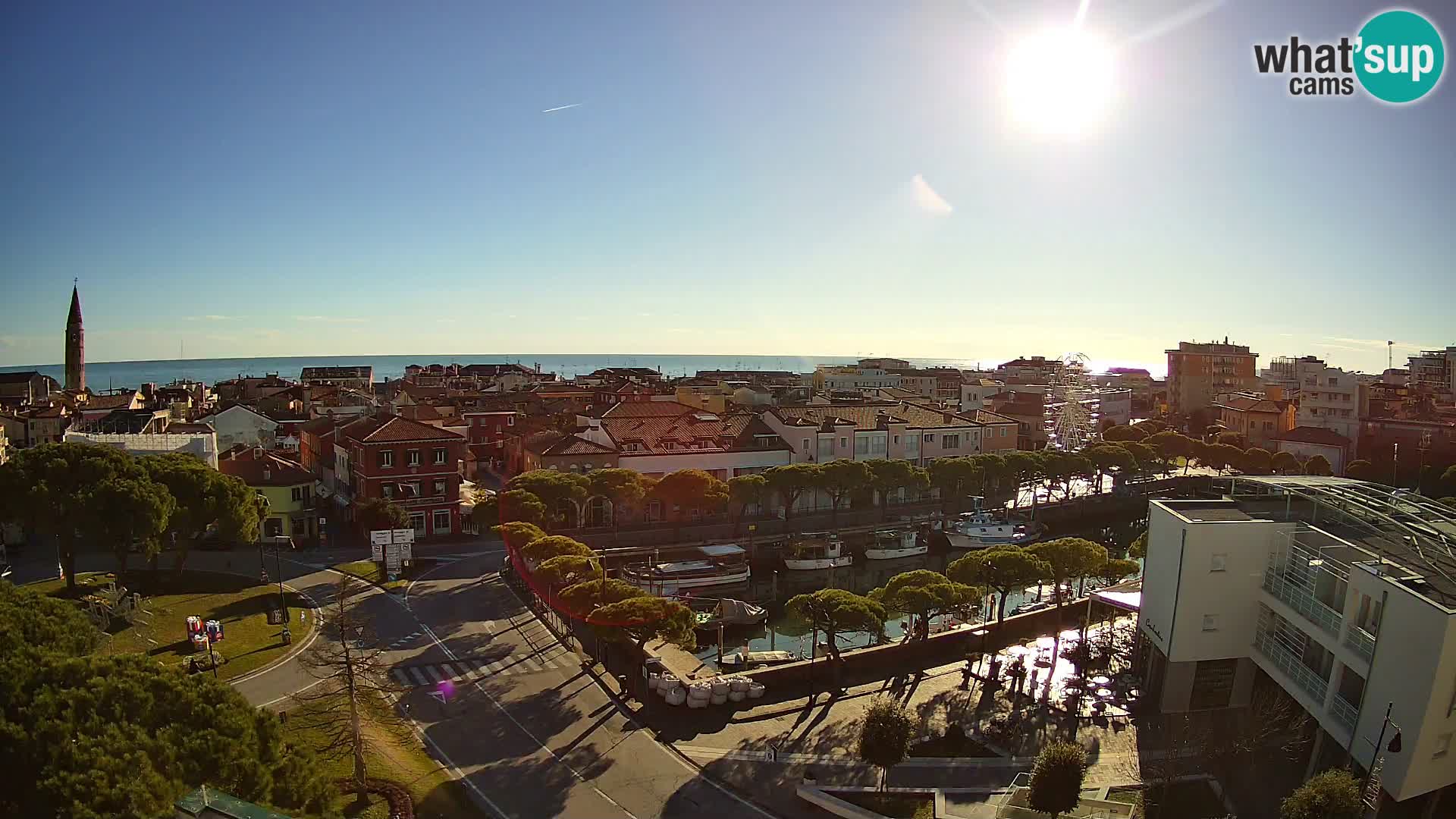 Webcam Hotel Cleofe | Panorama of Caorle old town