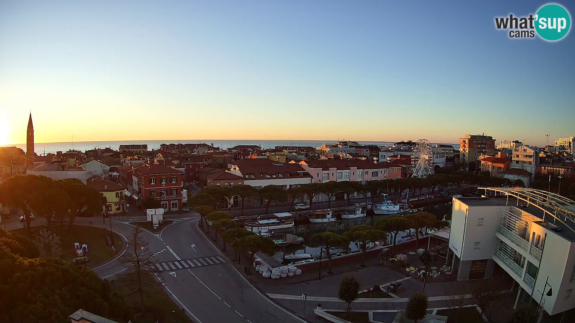 Webcam Hotel Cleofe | Panorama of Caorle old town