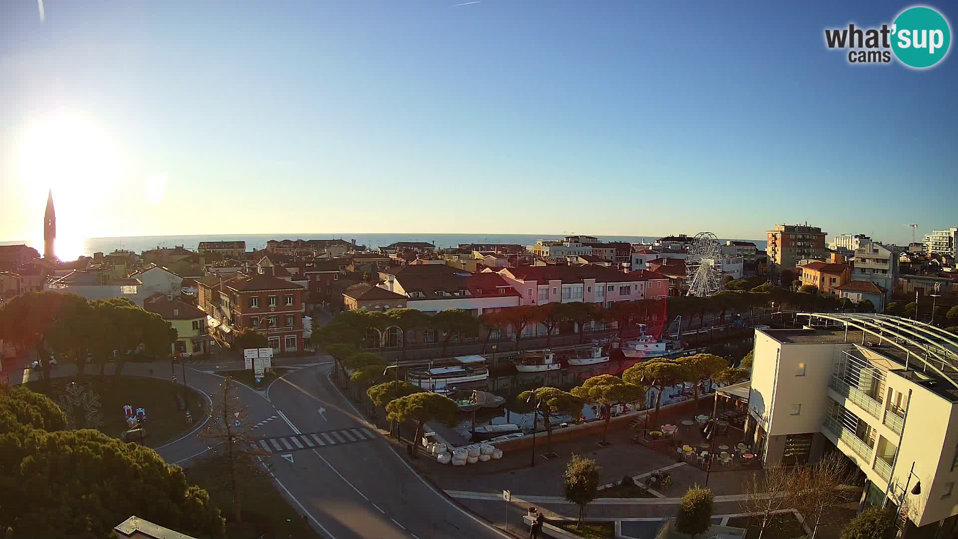 Webcam Panorama von Caorle – Hotel Cleofe