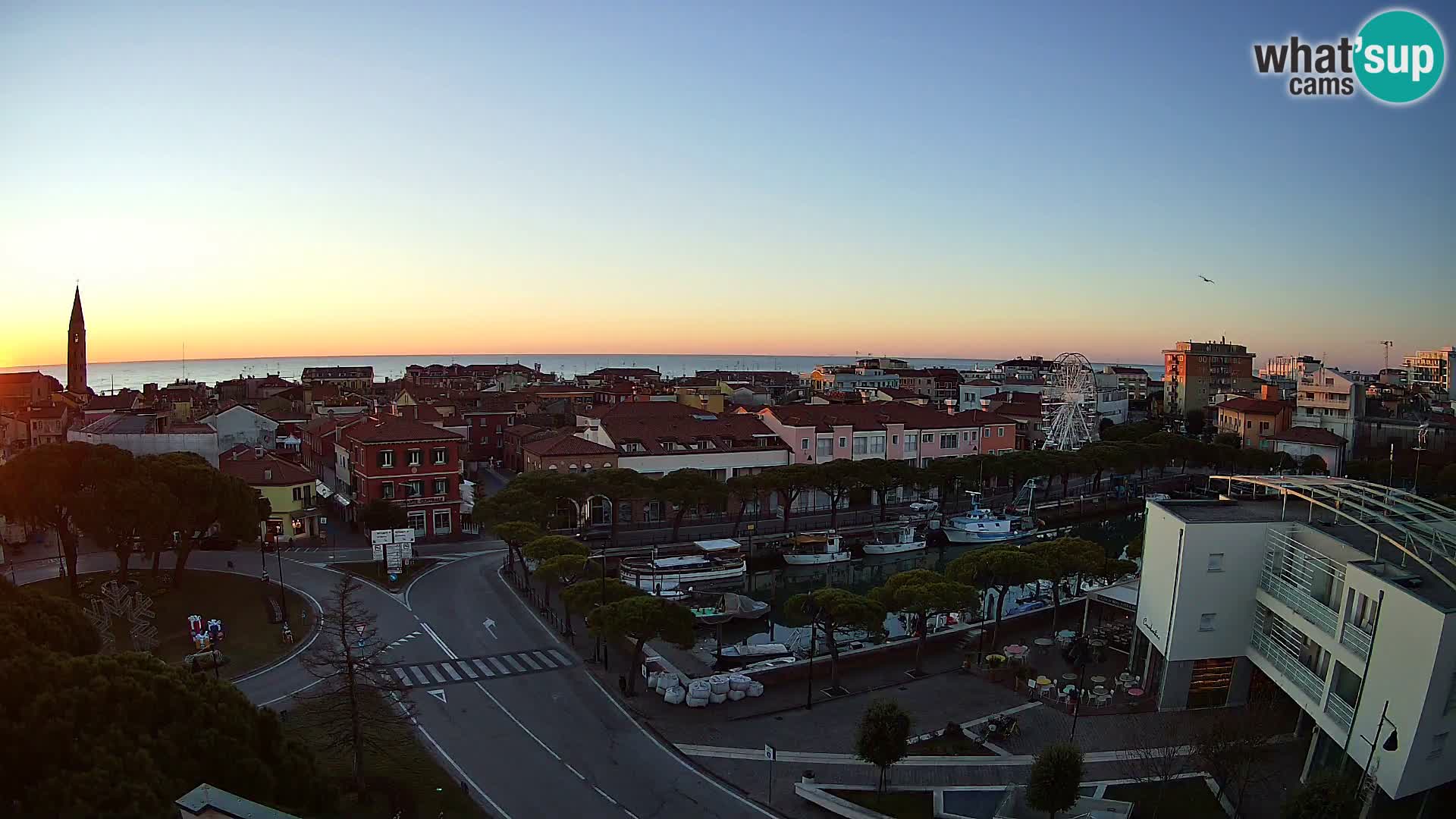 Webcam Hotel Cleofe | Panorama of Caorle old town