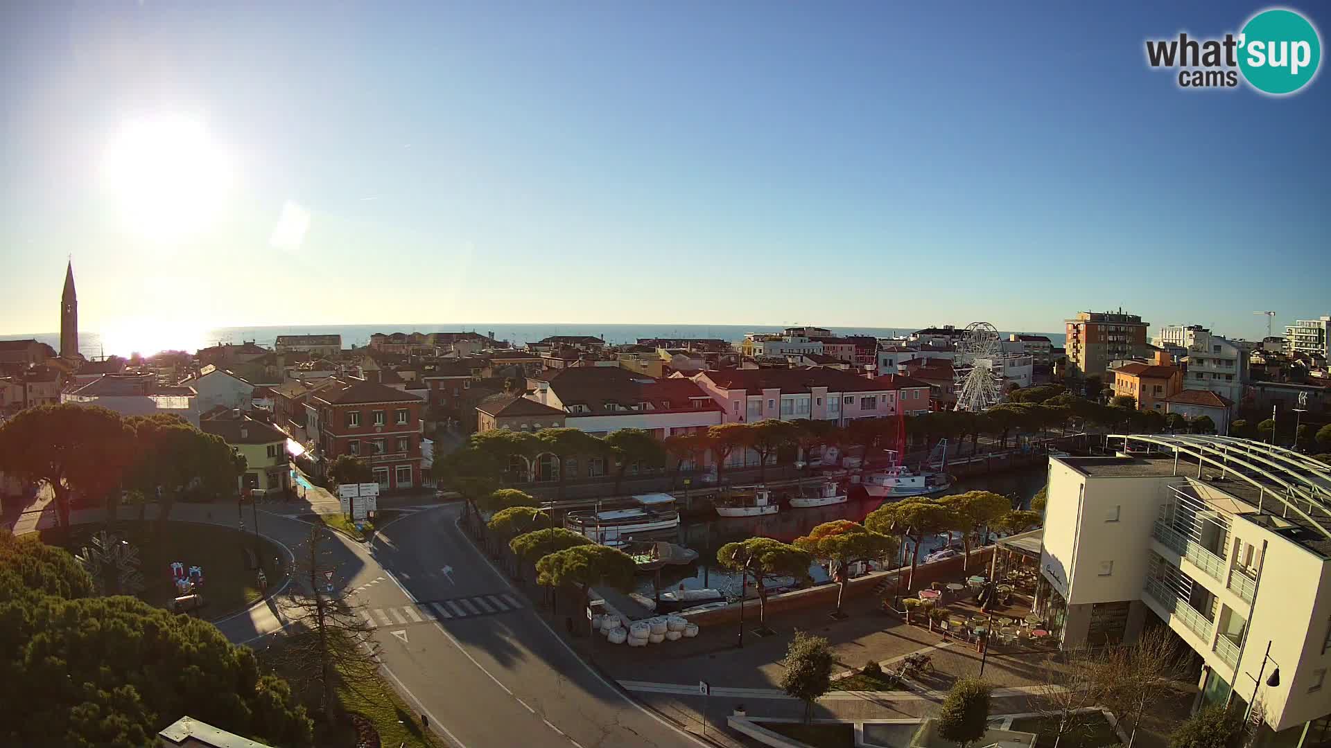 Webcam Hotel Cleofe | Panorama of Caorle old town