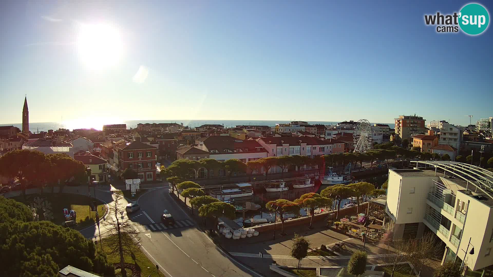 Webcam Hotel Cleofe | Panorama of Caorle old town