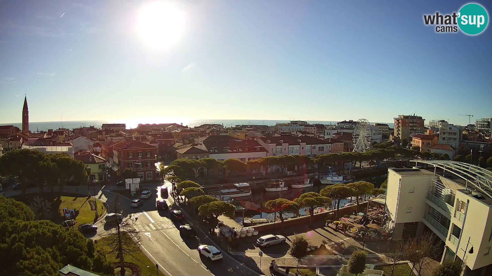 Webcam Hotel Cleofe | Panorama of Caorle old town