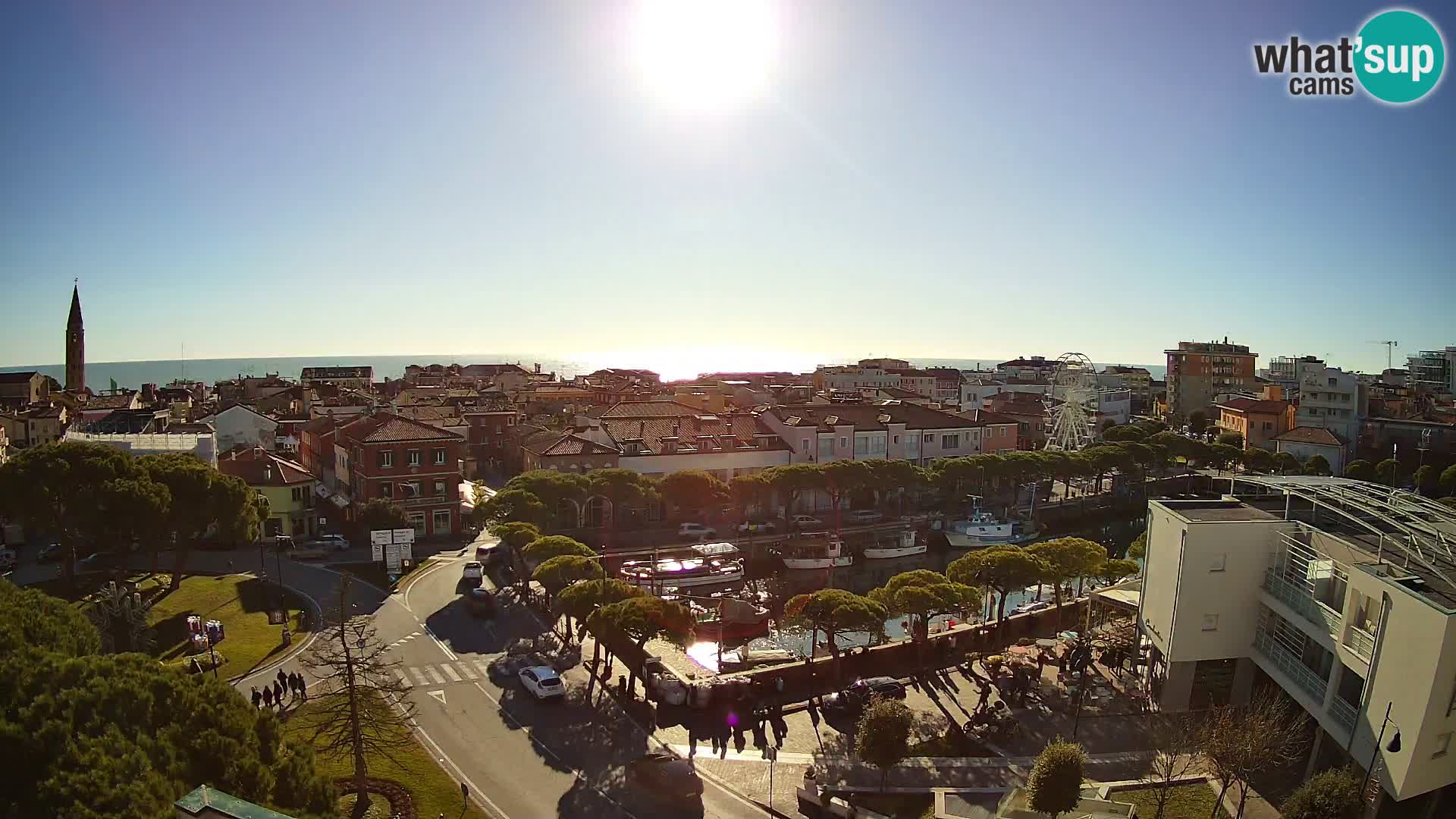 Webcam Hotel Cleofe | Panorama of Caorle old town