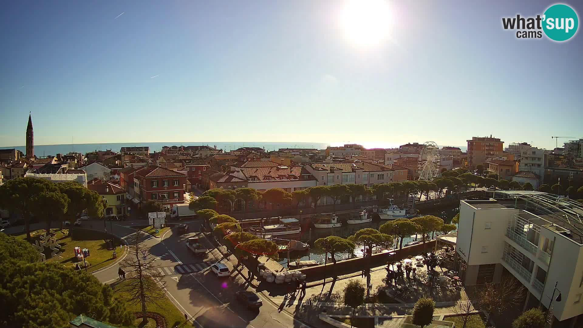 Webcam Hotel Cleofe | Panorama of Caorle old town