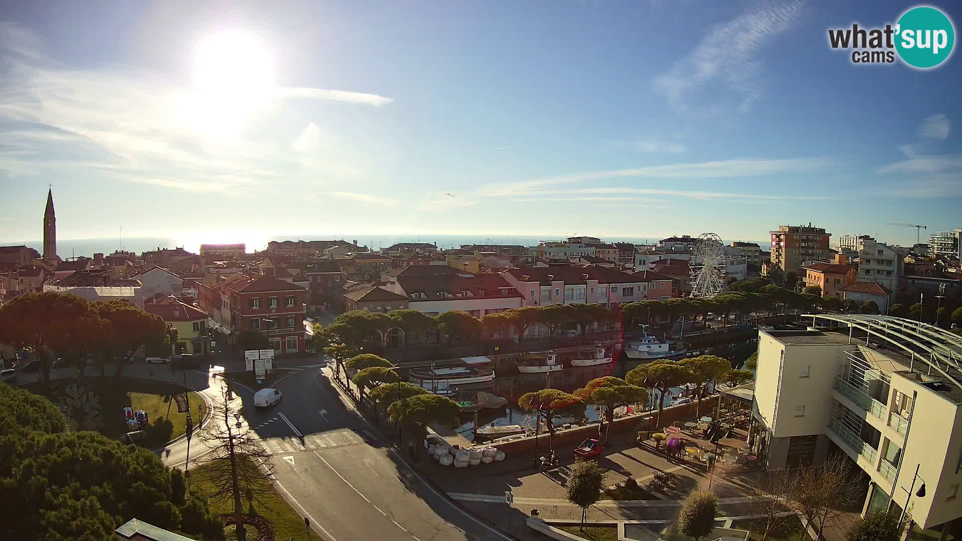 Webcam Hotel Cleofe | Panorama of Caorle old town