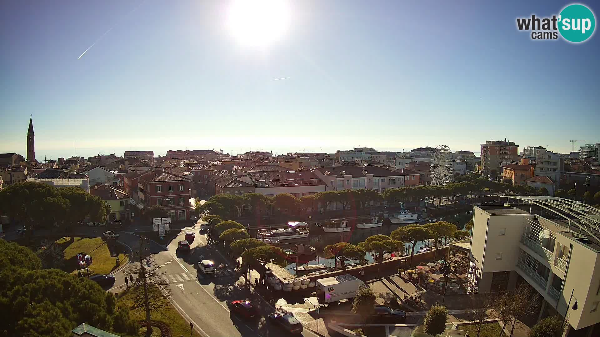 Webcam Hotel Cleofe | Panorama of Caorle old town