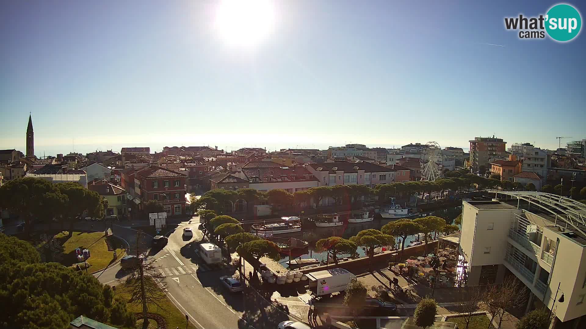 Webcam Hotel Cleofe | Panorama of Caorle old town