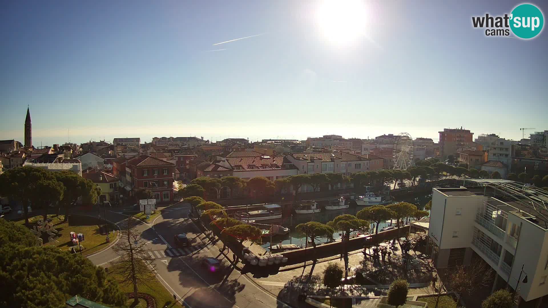 Webcam Hotel Cleofe | Panorama of Caorle old town