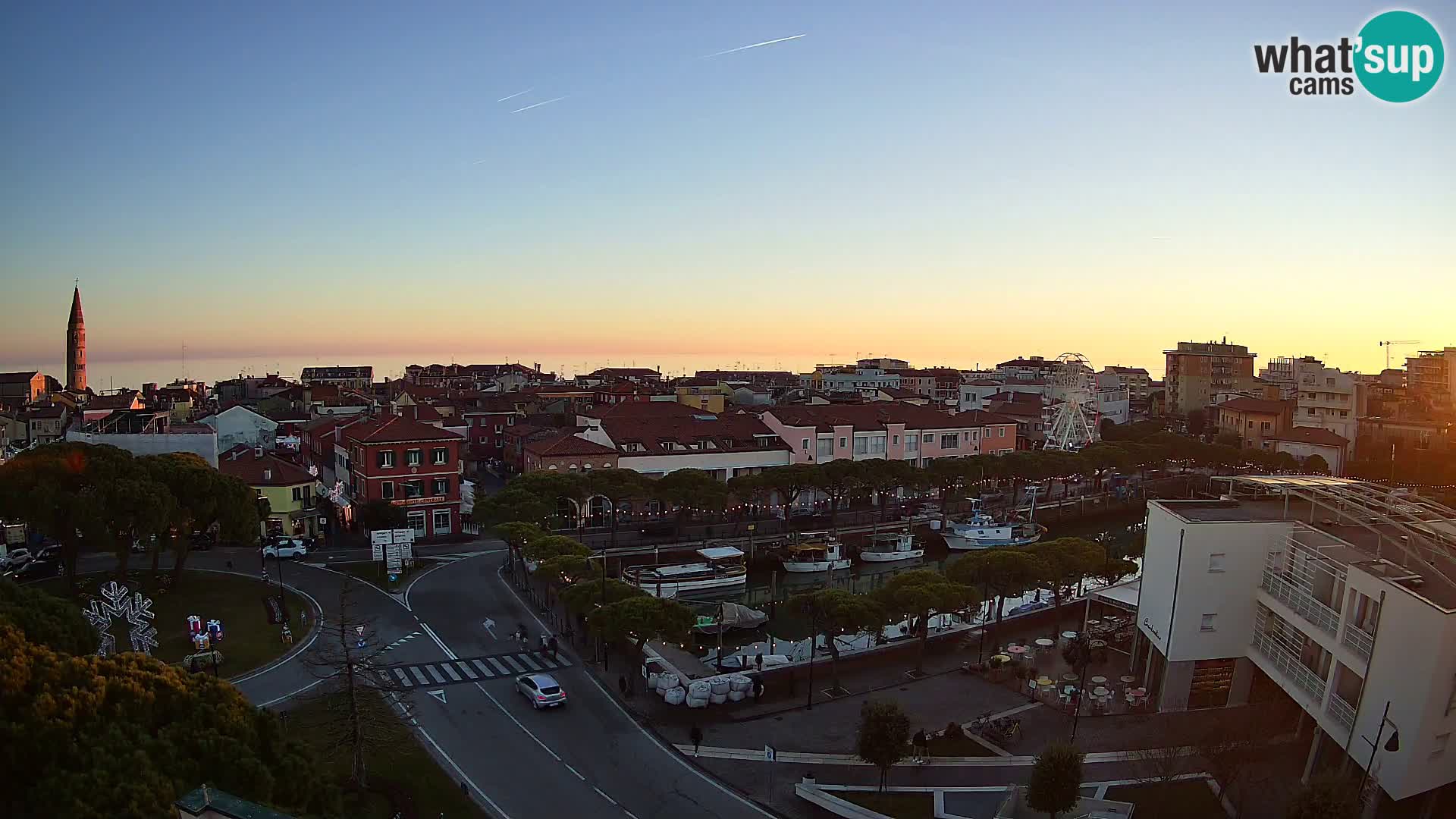 Pogled na Caorle v živo – Hotel Cleofe