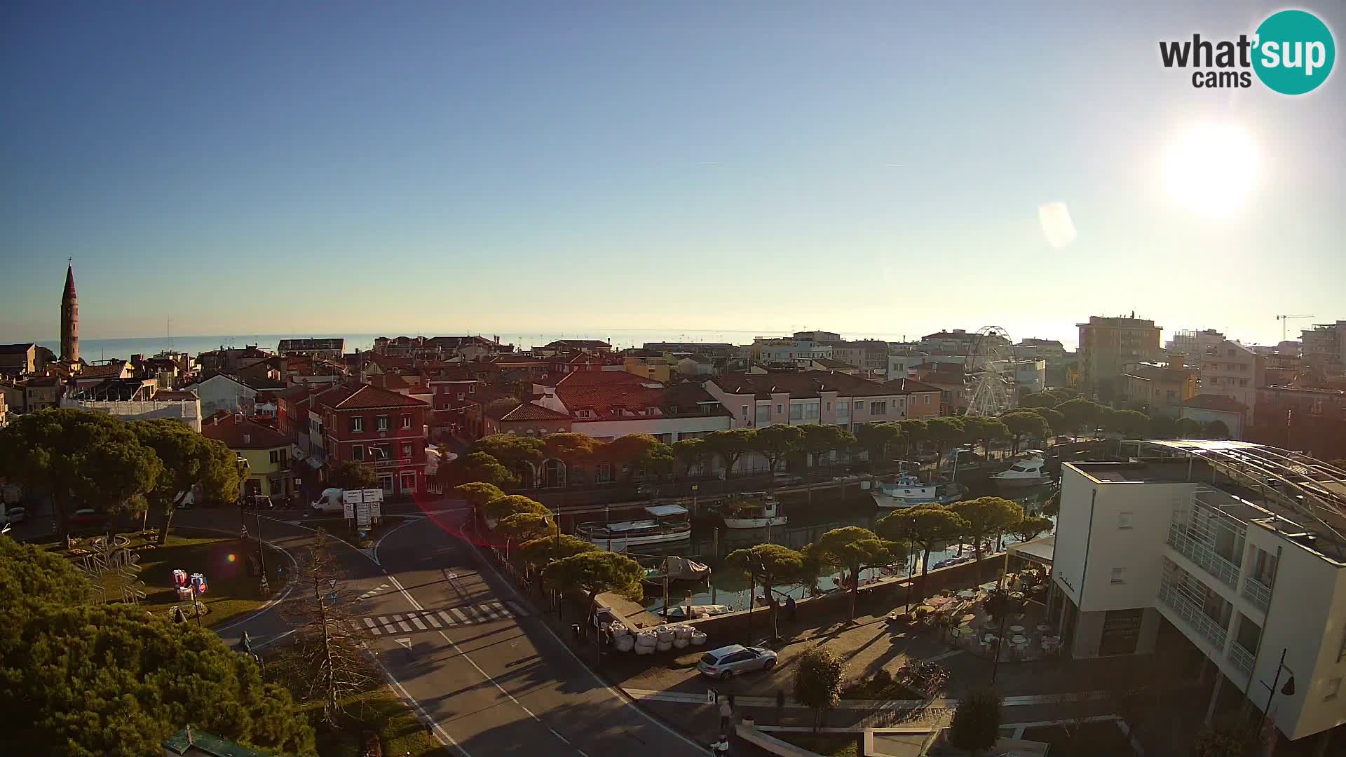 Webcam Hotel Cleofe | Panorama of Caorle old town