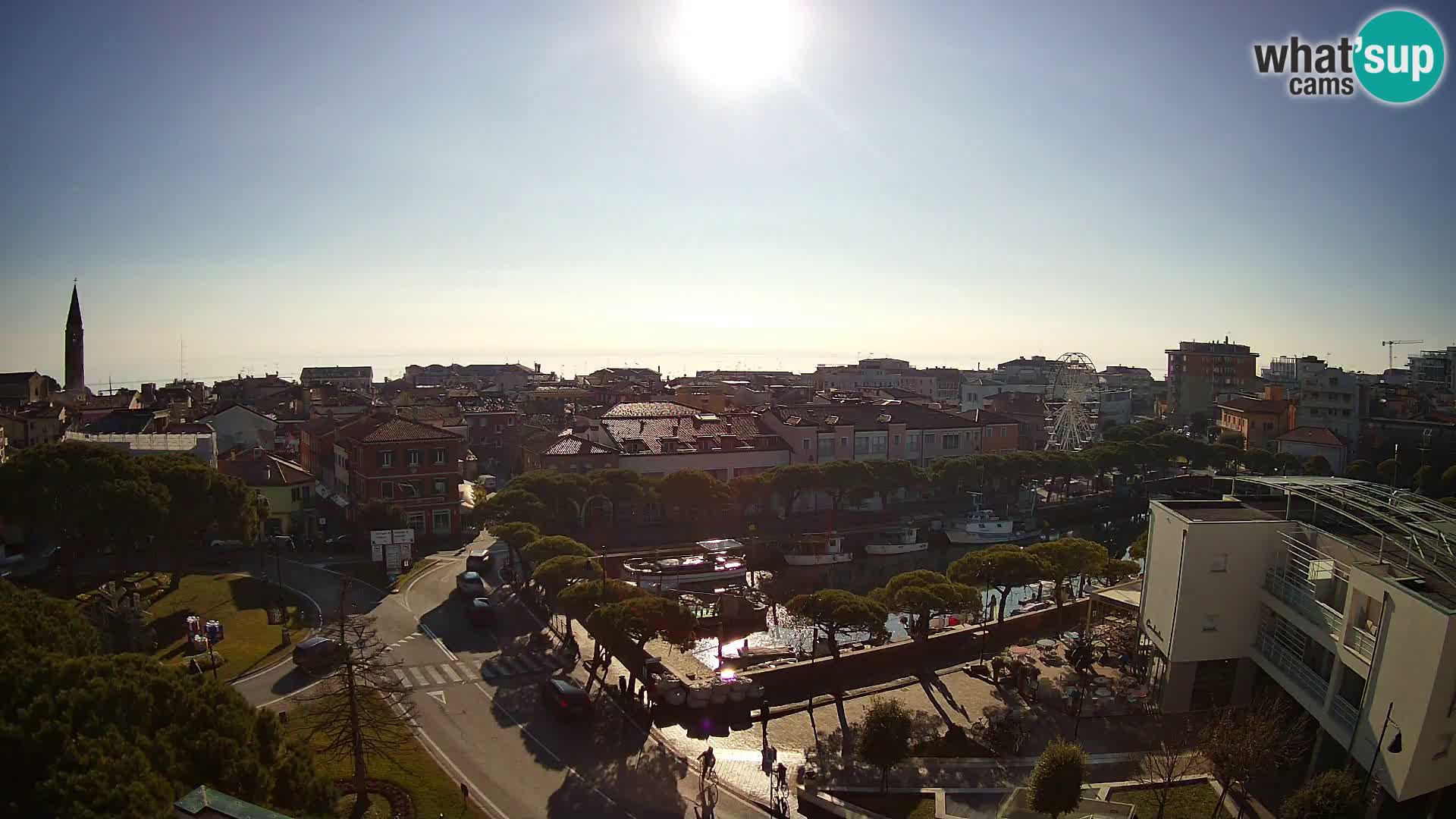 Webcam Hotel Cleofe | Panorama of Caorle old town