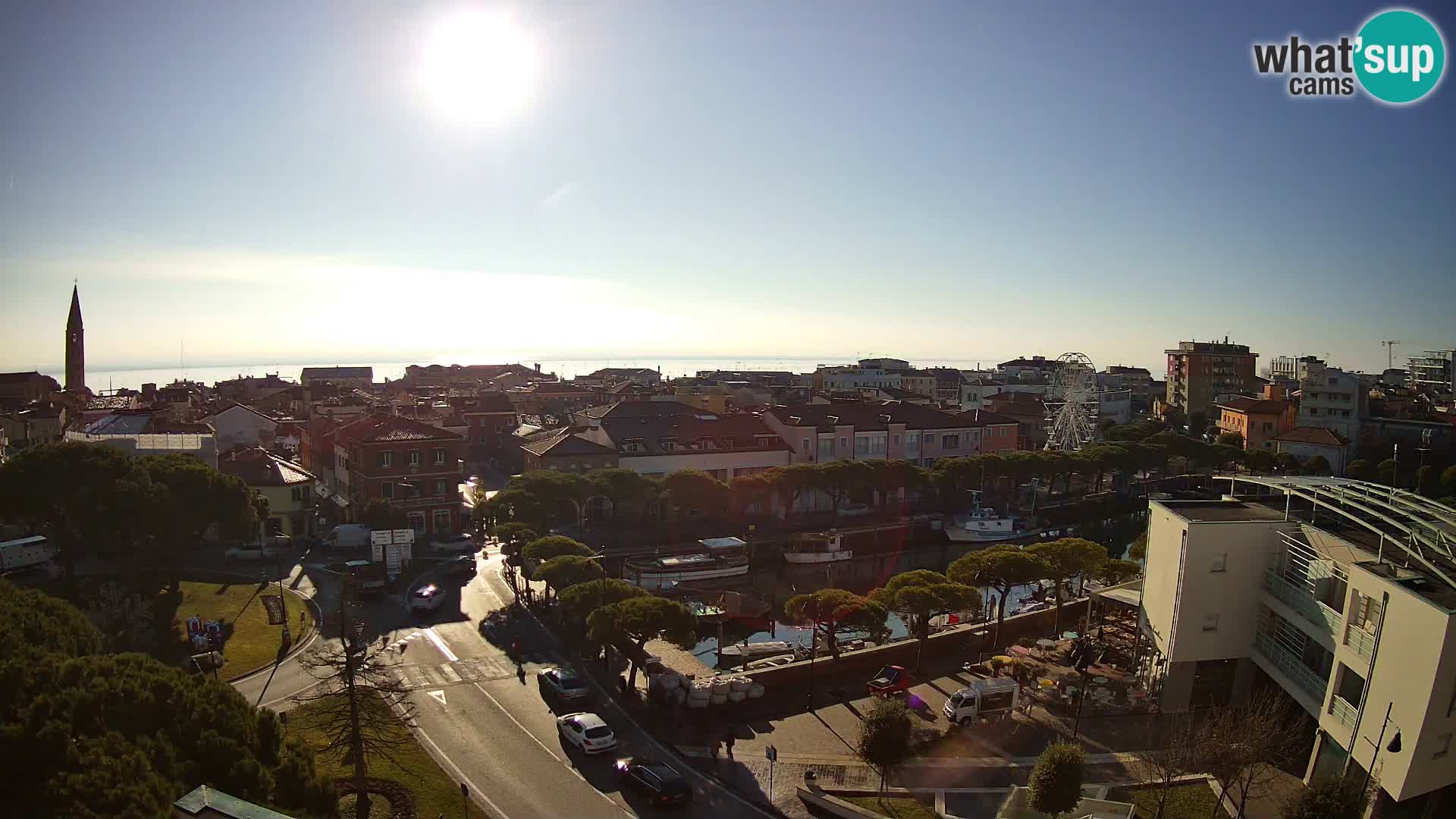 Webcam Hotel Cleofe | Panorama of Caorle old town