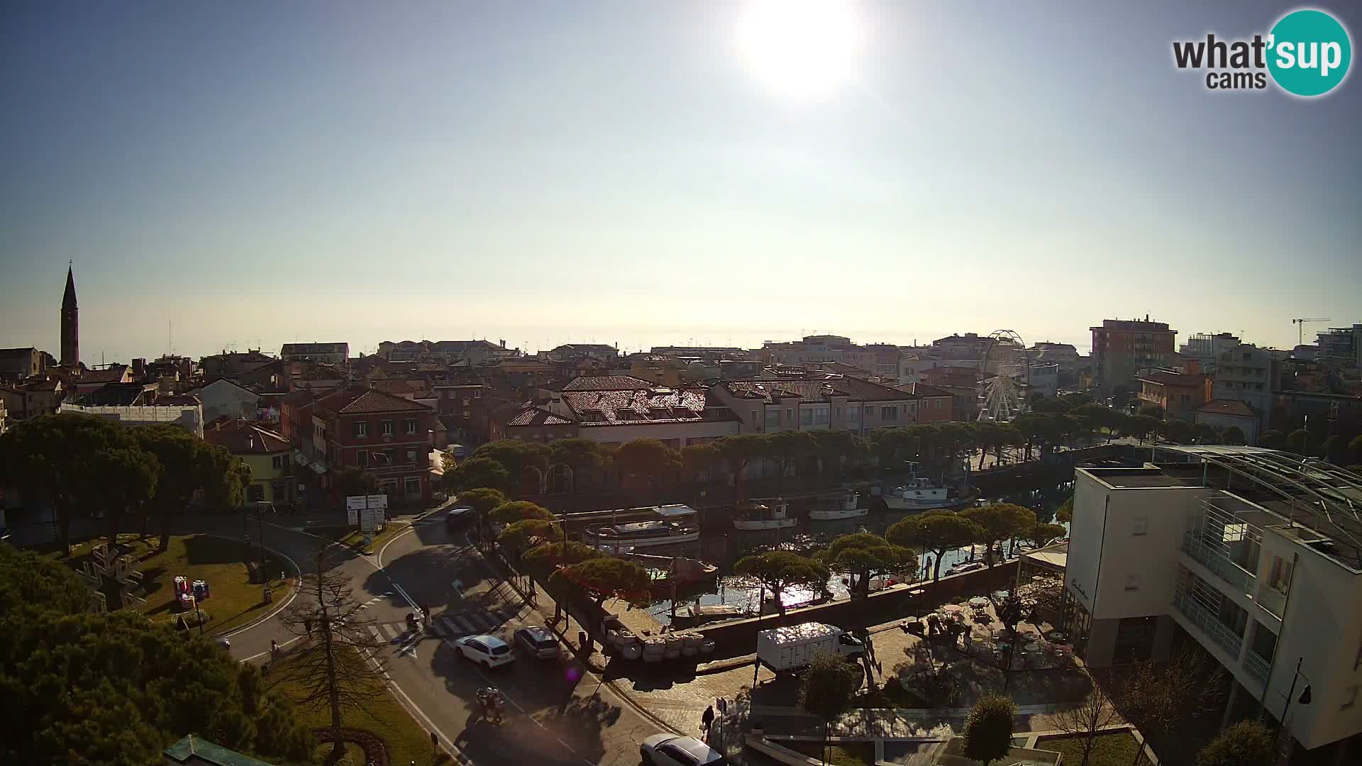 Webcam Hotel Cleofe | Panorama of Caorle old town