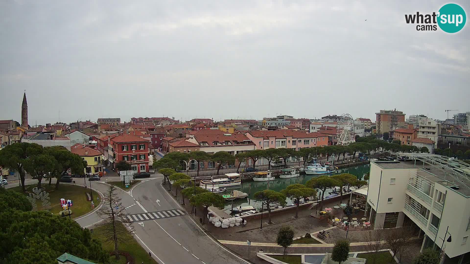 Pogled na Caorle v živo – Hotel Cleofe