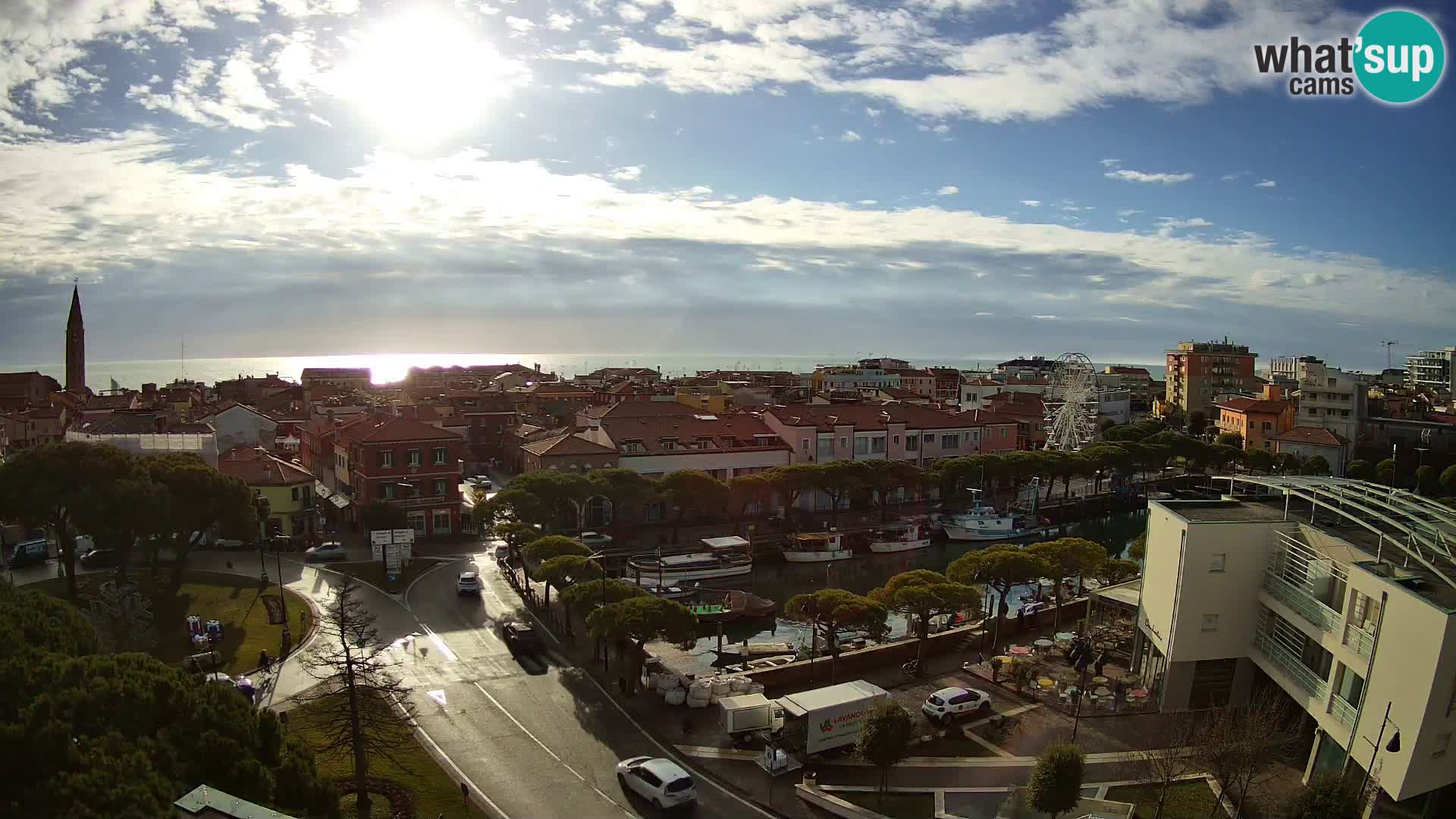 Webcam Panorama von Caorle – Hotel Cleofe