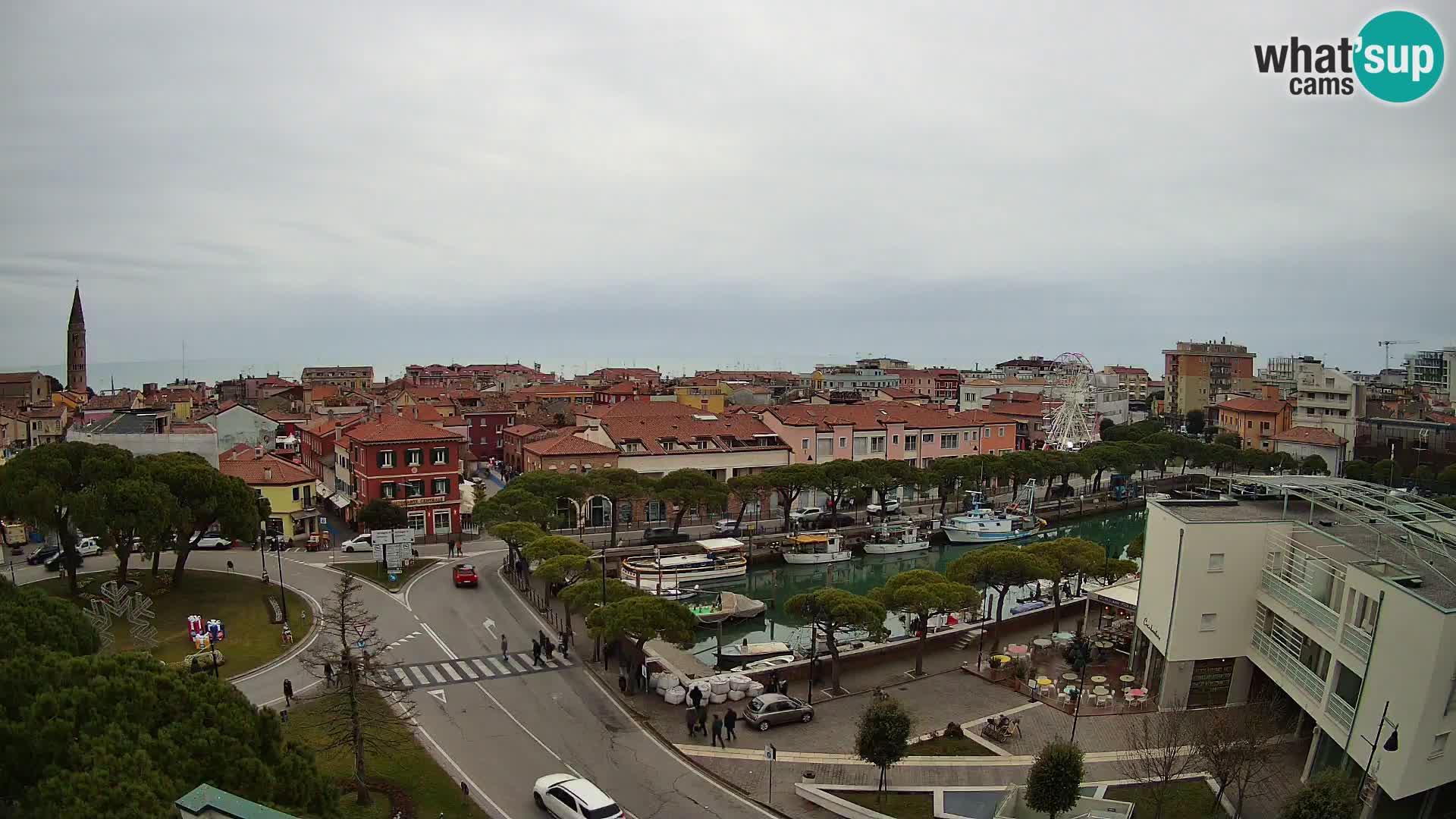 Webcam Hotel Cleofe | Panorama of Caorle old town