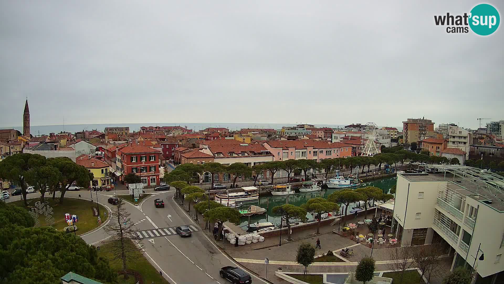 Webcam Hotel Cleofe | Panorama of Caorle old town