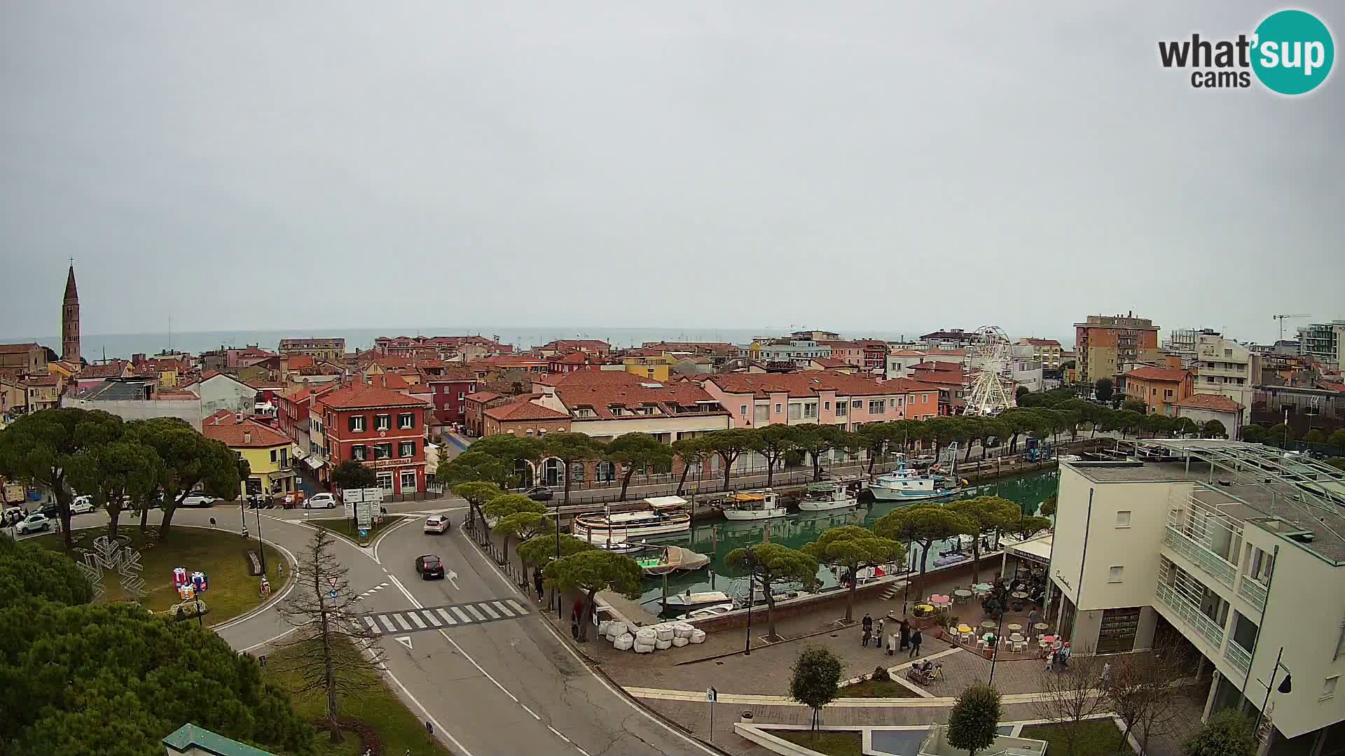 Webcam Hotel Cleofe | Panorama of Caorle old town