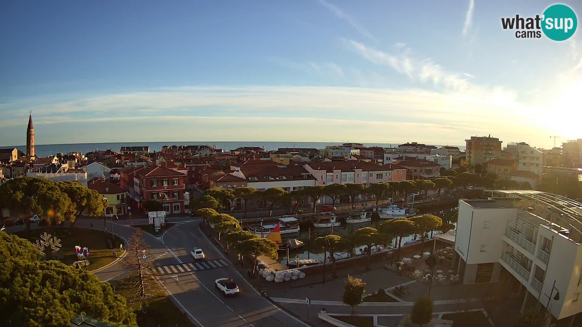 Webcam Hotel Cleofe | Panorama of Caorle old town