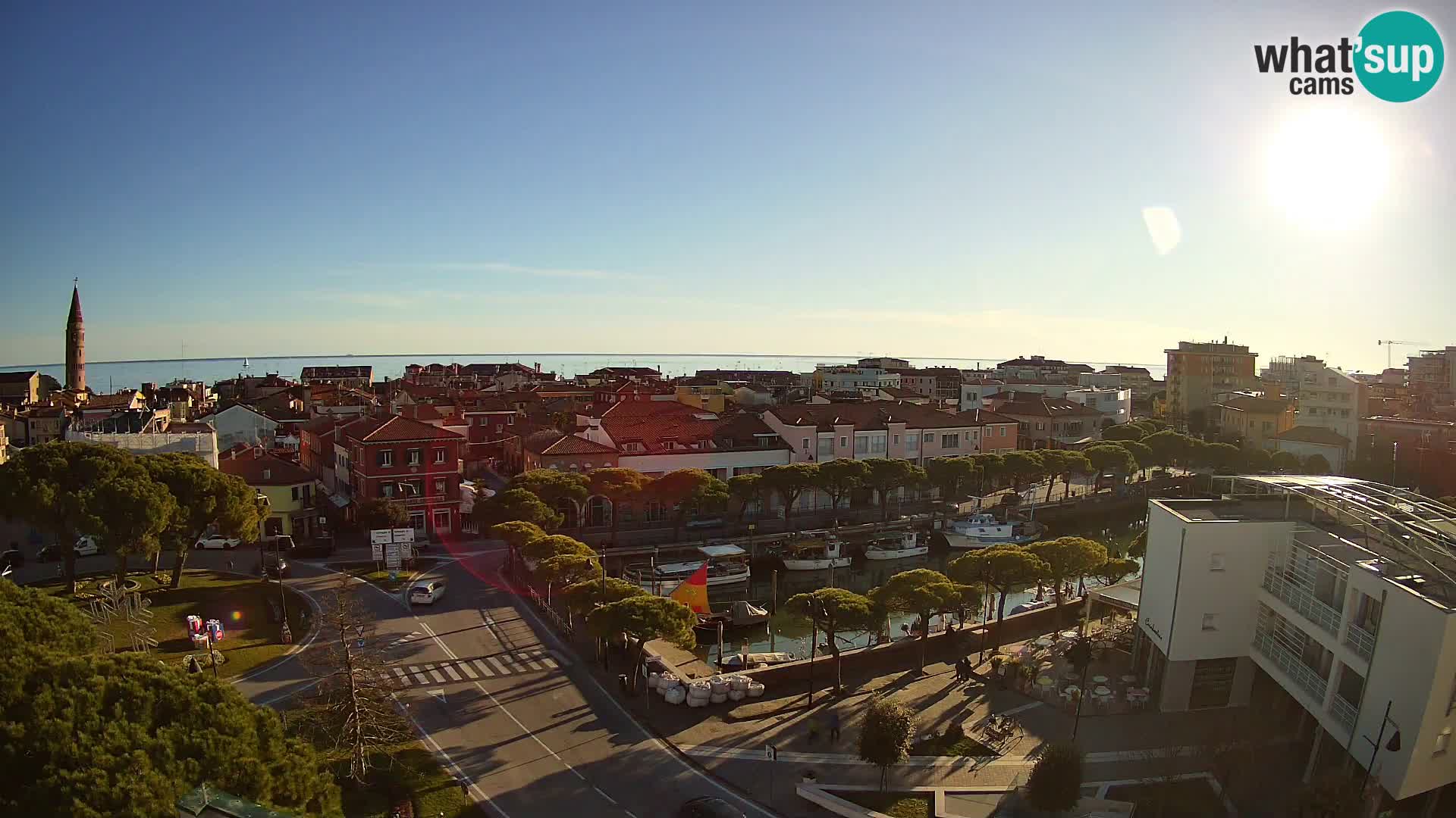 Webcam Panorama von Caorle – Hotel Cleofe