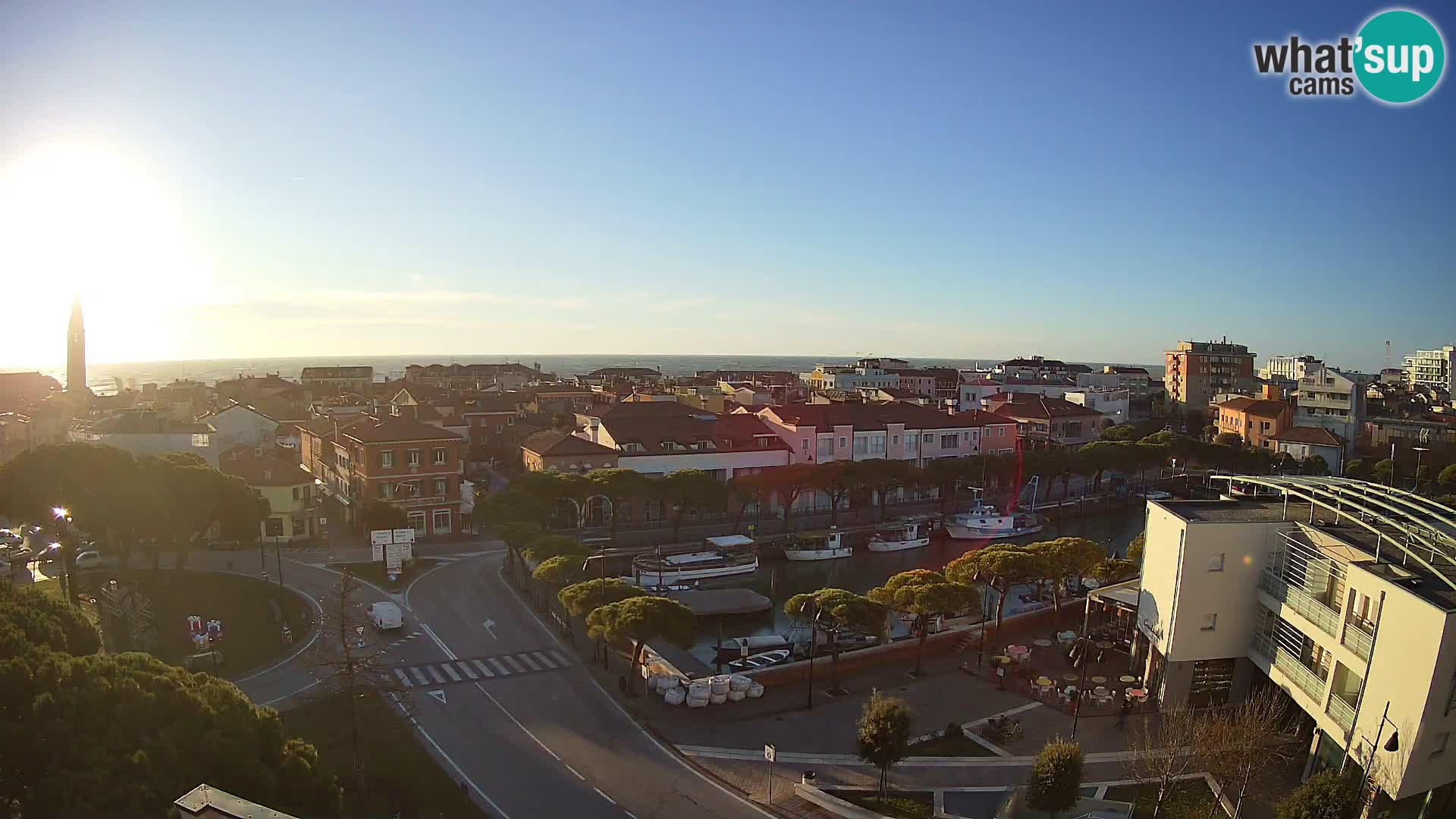 Webcam Hotel Cleofe | Panorama of Caorle old town