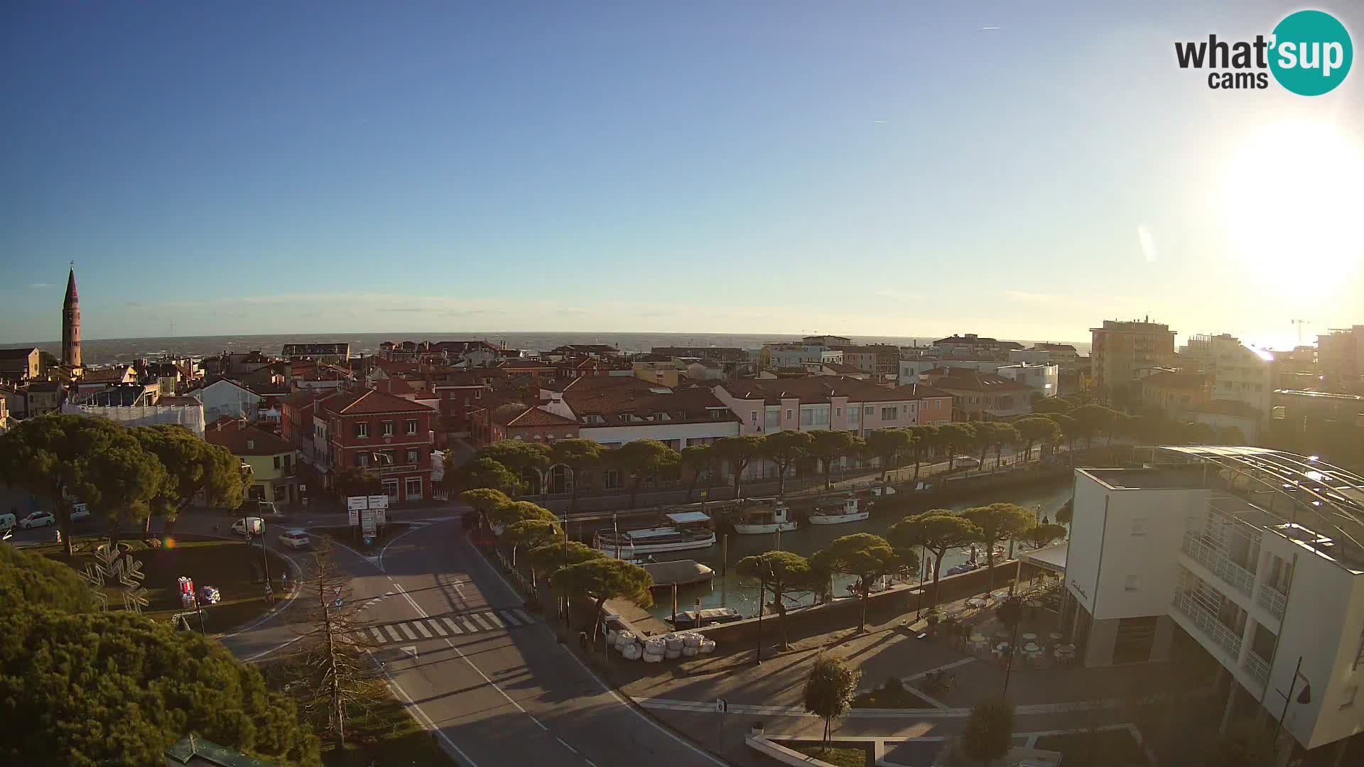 Webcam Hotel Cleofe | Panorama of Caorle old town