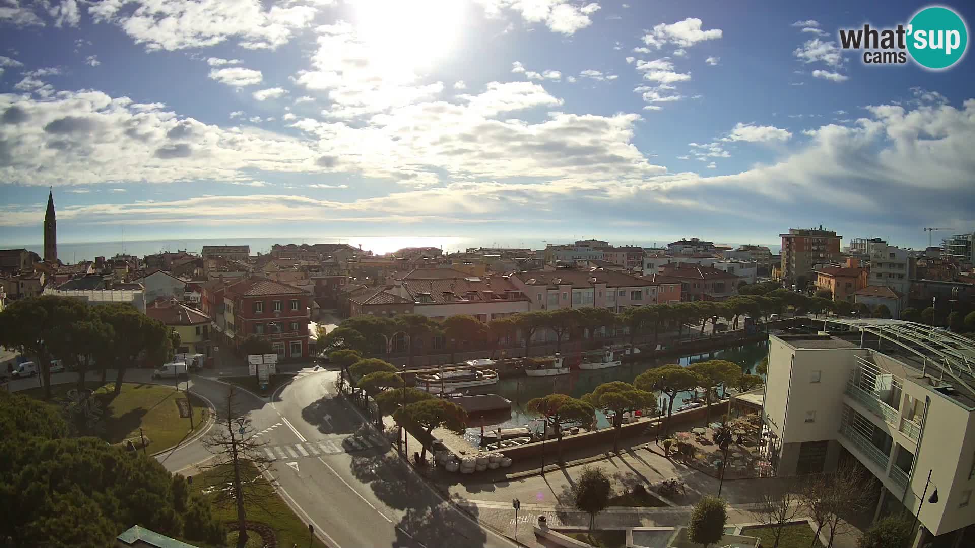 Webcam Hotel Cleofe | Panorama of Caorle old town