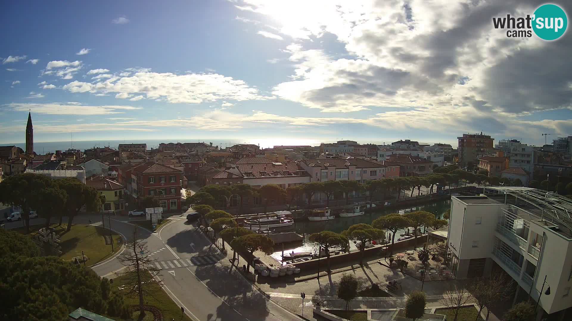 Webcam Hotel Cleofe | Panorama of Caorle old town