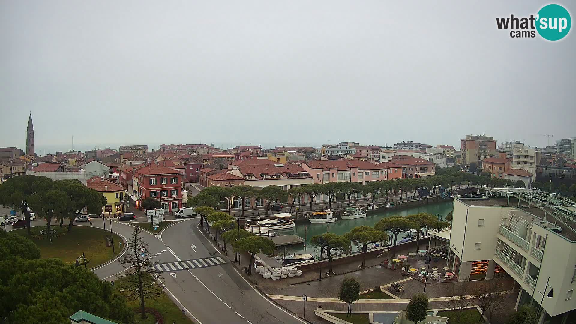 Webcam Hotel Cleofe | Panorama of Caorle old town