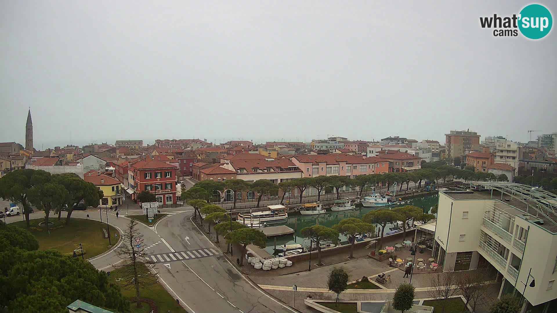 Pogled na Caorle v živo – Hotel Cleofe