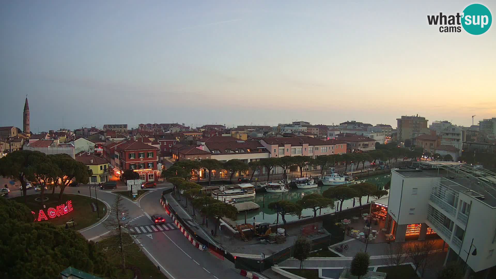 Webcam Hotel Cleofe | Panorama of Caorle old town