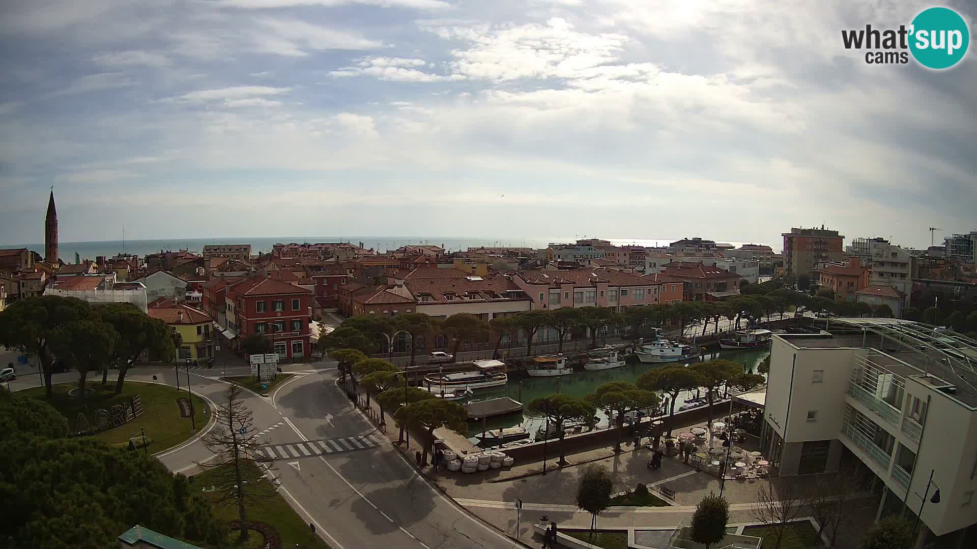 Webcam Hotel Cleofe | Panorama of Caorle old town